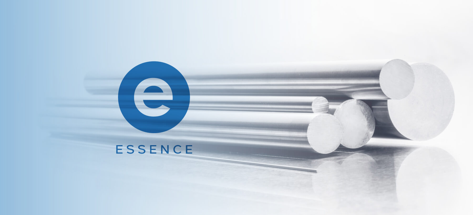 Meerdere lange hardmetalen staven uit onze Essence lijn