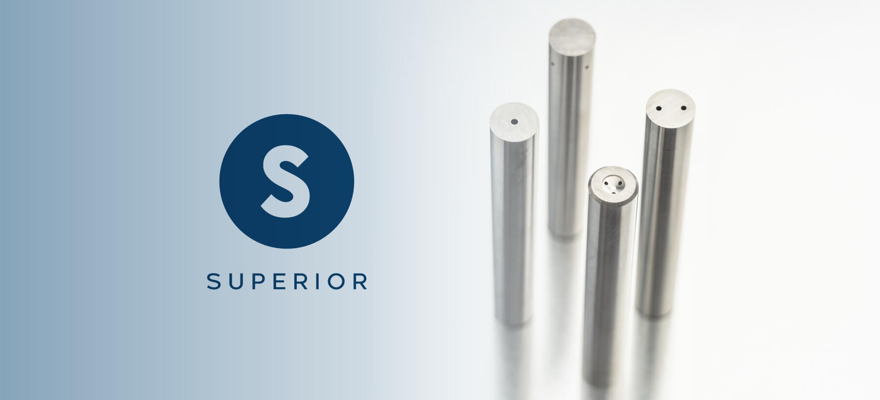 Meerdere Superior hardmetalen staven met verschillende soorten koelkanalen