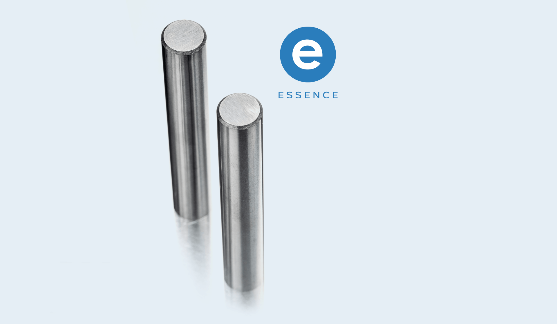 2 hardmetalen staven uit onze Essence lijn