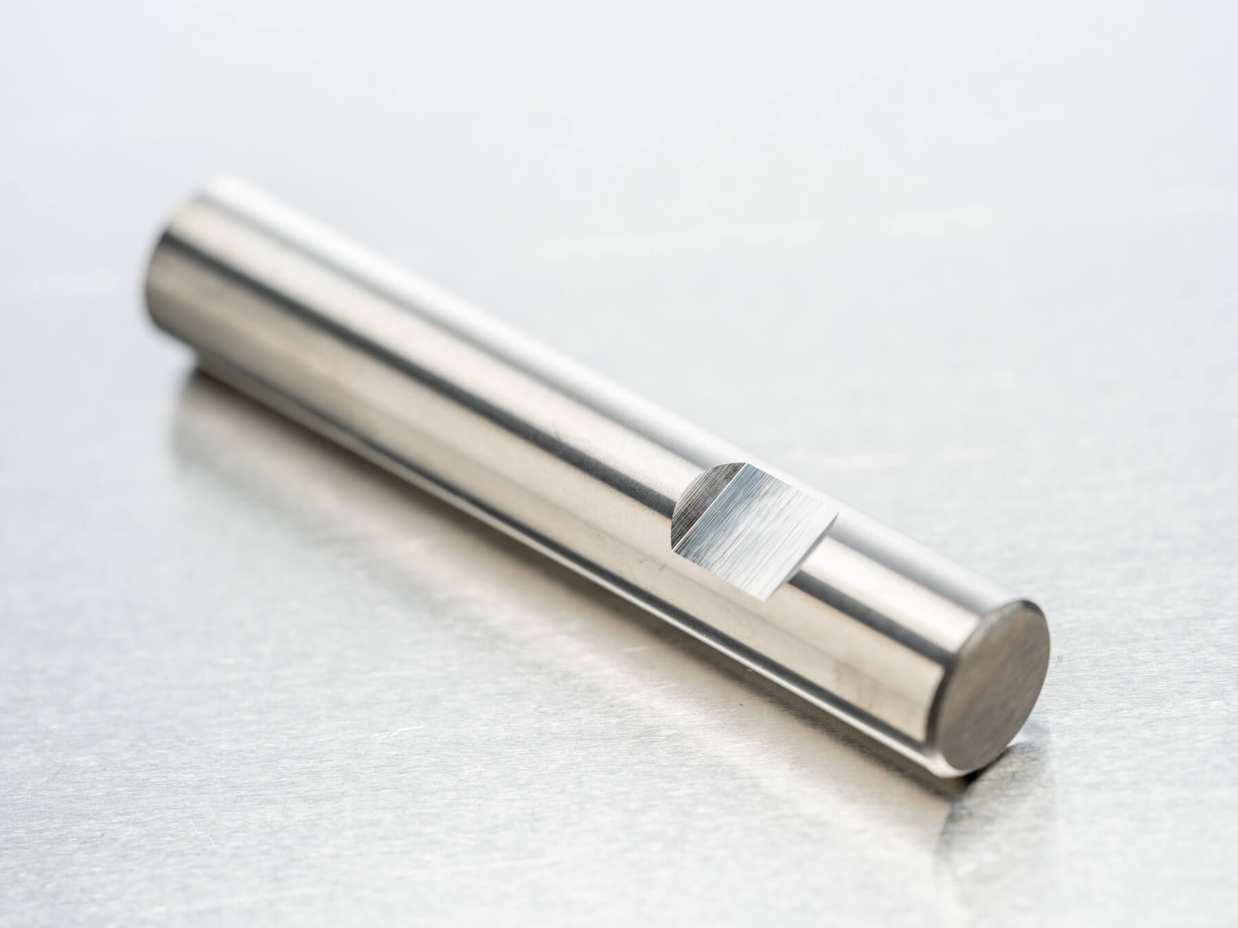 Een hardmetalen staaf met weldon